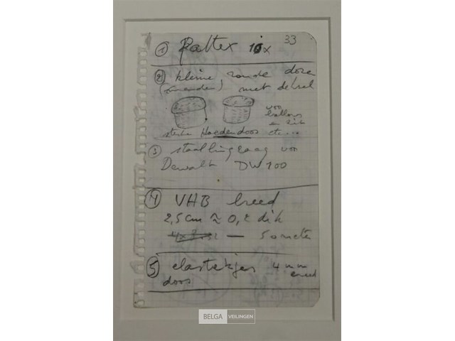 Werklijstje - origineel - afbeelding 1 van  3