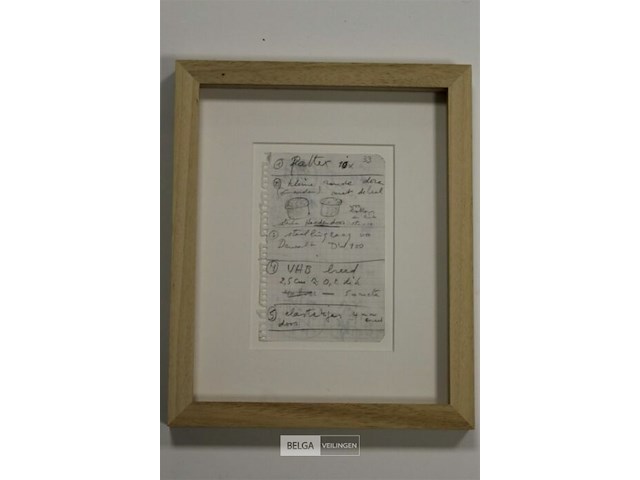 Werklijstje - origineel - afbeelding 2 van  3