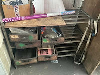 Werkplaats bureau met rek - afbeelding 4 van  4