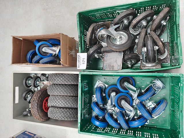 Werkplaatsmeubilair: wielen - afbeelding 1 van  7