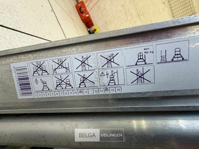 Werkplatform alu - afbeelding 4 van  5