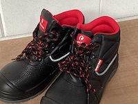 Werkschoenen zwart/rood, maat 36 (8x) - afbeelding 2 van  5