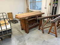 Werkschragen, werktafels en transportkarren (15x)