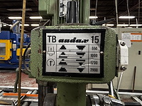 Werkstation met 3 kolomboormachines// tappingmachine wo tb audax 15 en spindle r.p.m. sun-10 - afbeelding 7 van  13