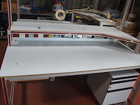Werktafel 200x115x200 cm, ladeblok 3 laden - afbeelding 8 van  11