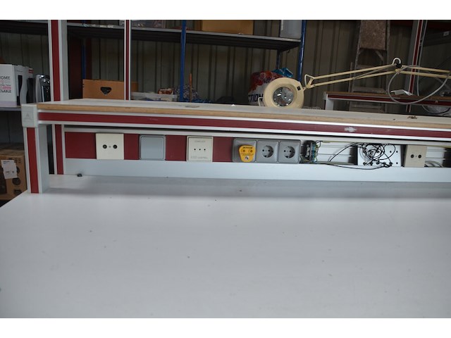 Werktafel 200x115x200 cm, ladeblok 3 laden - afbeelding 9 van  11