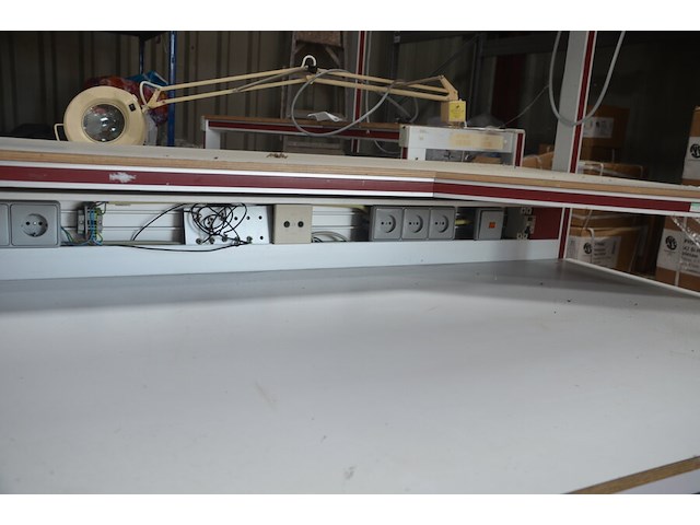 Werktafel 200x115x200 cm, ladeblok 3 laden - afbeelding 10 van  11