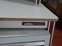 Werktafel 200x115x200 cm, ladeblok 4 laden - afbeelding 8 van  10