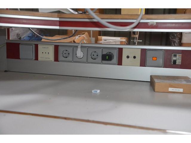 Werktafel 200x115x200 cm, ladeblok 4 laden - afbeelding 2 van  11
