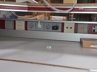 Werktafel 200x115x200 cm, ladeblok 4 laden - afbeelding 2 van  11