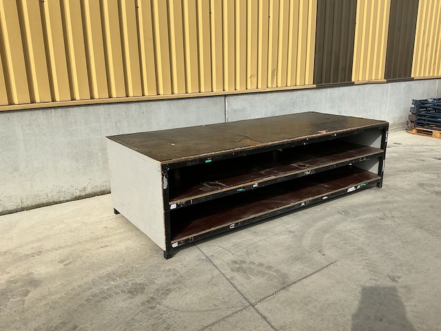 Werktafel 3 meter met stopcontacten - afbeelding 2 van  6