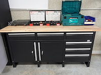 Werktafel hbm met inhoud - afbeelding 1 van  13