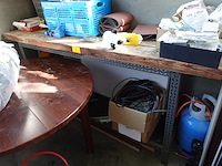 Werktafel + houten tafel - afbeelding 4 van  12