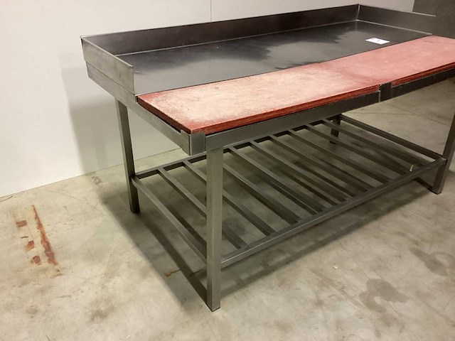 Werktafel met 2 snijplanken rvs werktafel - afbeelding 2 van  6