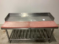 Werktafel met 2 snijplanken rvs werktafel - afbeelding 4 van  6