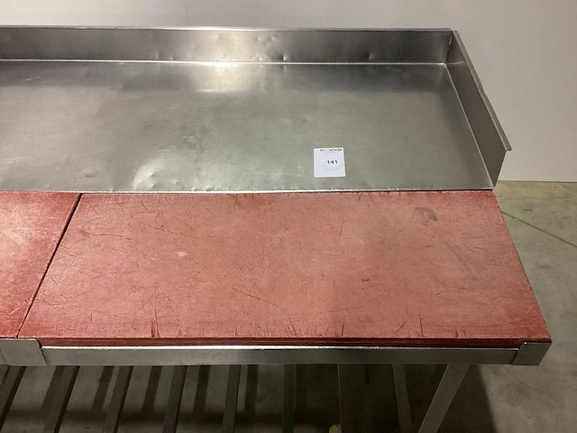 Werktafel met 2 snijplanken rvs werktafel - afbeelding 5 van  6