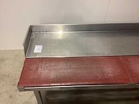 Werktafel met 2 snijplanken rvs werktafel - afbeelding 4 van  6