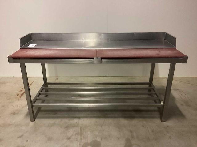 Werktafel met 2 snijplanken rvs werktafel - afbeelding 6 van  6