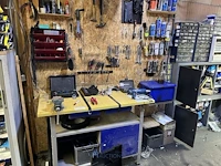 Werktafel met handgereedschap