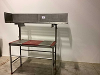 Werktafel met schaaltjesmand rvs werktafel - afbeelding 4 van  4