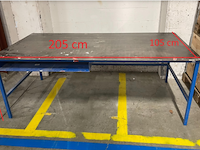 Werktafel met stalen werkblad - afbeelding 2 van  2