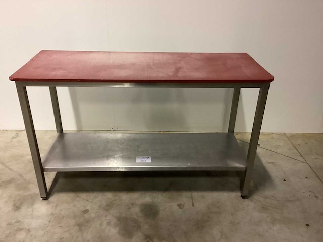 Werktafel met teflon rvs werktafel - afbeelding 1 van  2