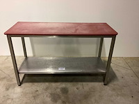 Werktafel met teflon rvs werktafel - afbeelding 1 van  2
