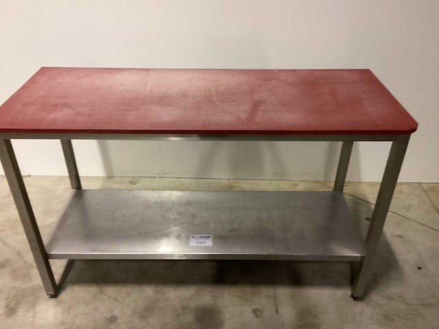 Werktafel met teflon rvs werktafel - afbeelding 2 van  2