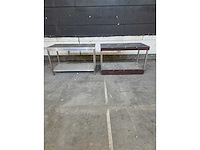 Werktafel rvs (3x)