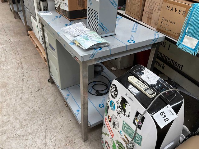 Werktafel rvs - afbeelding 2 van  2
