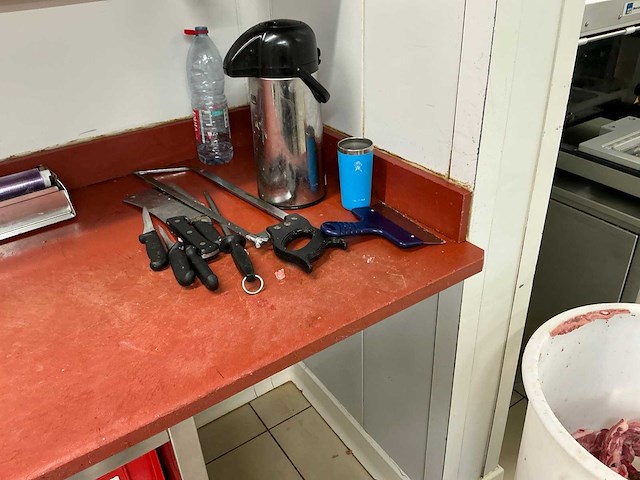 Werktafel voor slagerij - afbeelding 3 van  5