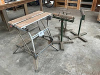 Werktafel/bank en diverse steunen - afbeelding 3 van  4