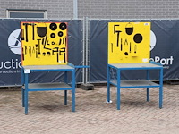 Werktafels staal 2 stuks nieuw - afbeelding 1 van  1
