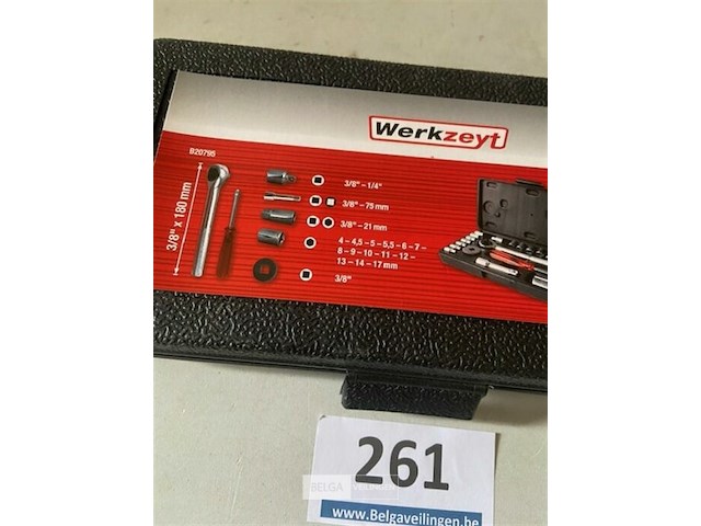 Werkzeyt doppenset 20 dlg - afbeelding 3 van  3