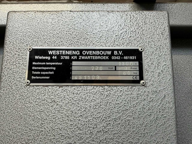 Westeng industriële keramiekoven - afbeelding 16 van  16