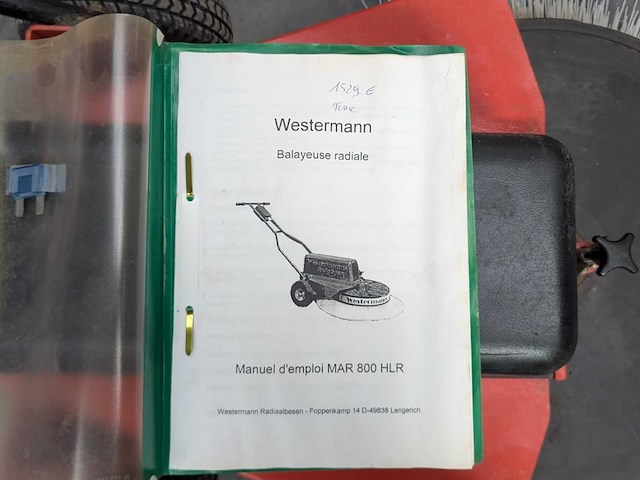 Westermann radialbesen mar 800 hlr veegmachine - afbeelding 3 van  3