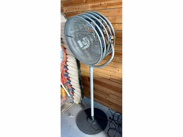 Westinghouse amerikaanse voetstukventilator uit de jaren 50 - afbeelding 2 van  5