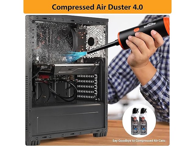 Whatook mini-stofzuiger/persluchtspray - afbeelding 6 van  6