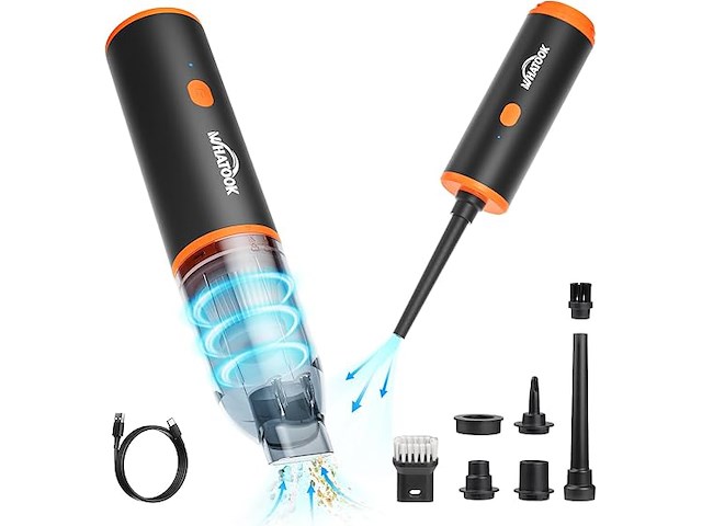 Whatook mini-stofzuiger/persluchtspray - afbeelding 1 van  6