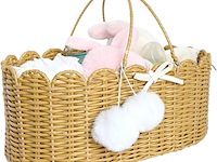 Whemyreat handgemaakt rotan wikkelmand met 3 vakken - afbeelding 1 van  3