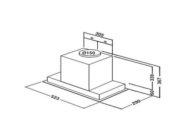 Whirlpool - akr860ix - afzuigkap - afbeelding 2 van  4