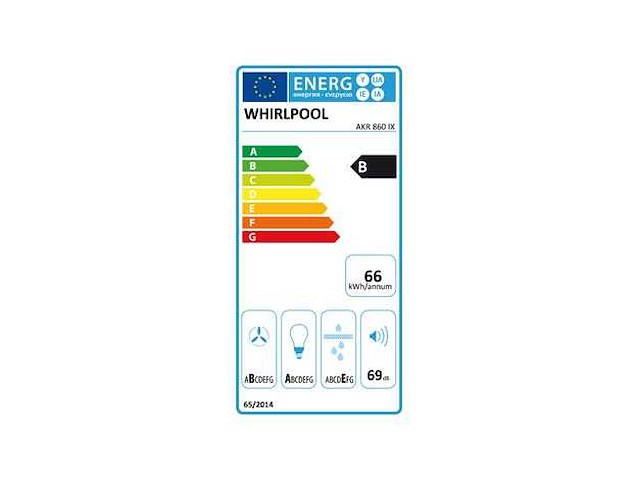 Whirlpool - akr860ix - afzuigkap - afbeelding 3 van  4
