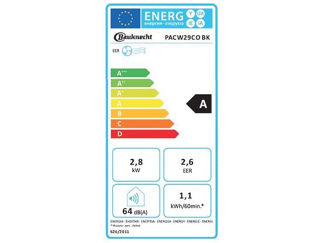 Whirlpool - mobiele airco - pacw29col - afbeelding 7 van  8