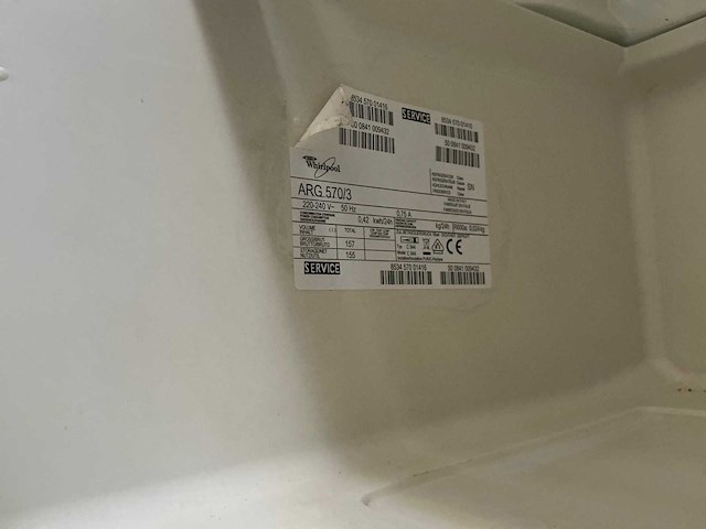 Whirlpool arg 570 koelkast - afbeelding 3 van  3