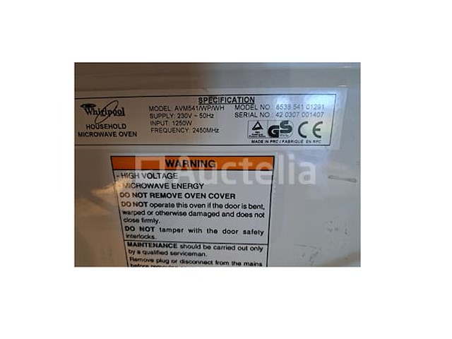 Whirlpool avm541/wp/wh magnetron - afbeelding 4 van  4