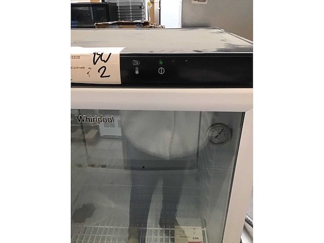 Whirlpool glas koelkast 1 deur - afbeelding 3 van  6