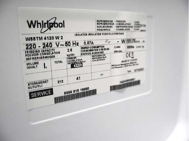 Whirlpool koelkast/vriezer - afbeelding 5 van  5