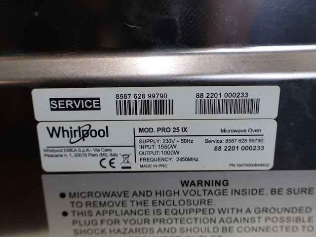 Whirlpool microgolf (x2) - afbeelding 6 van  6