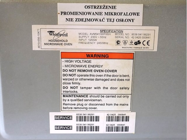 Whirlpool microgolf - afbeelding 4 van  4