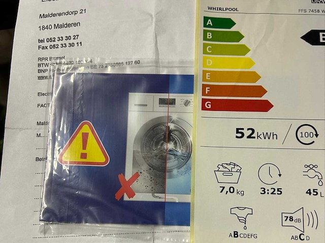 Whirlpool wasmachine - afbeelding 4 van  6